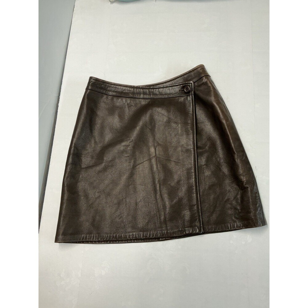 Ann Taylor vintage leather skirt